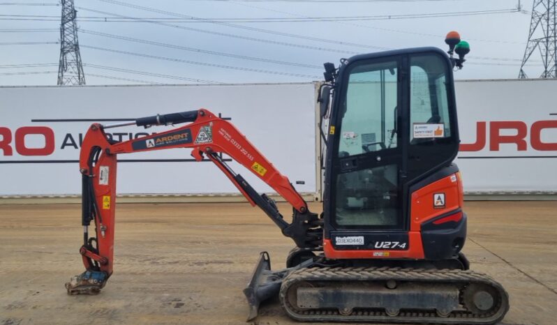 2022 Kubota U27-4 Mini Excavators For Auction: Leeds -27th, 28th, 29th, 30th November 24 @ 8:00am full