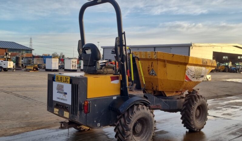 2018 Mecalac TA3S Site Dumpers For Auction: Leeds -27th, 28th, 29th, 30th November 24 @ 8:00am full