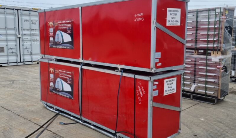 Unused 2024 Golden Mount 40x80x20 PVC Dome Storage Shelter (2 Boxes) Modular Buildings For Auction: Leeds -27th, 28th, 29th, 30th November 24 @ 8:00am full