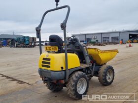 2019 Wacker Neuson 1001 Site Dumpers For Auction: Leeds -27th, 28th, 29th, 30th November 24 @ 8:00am full