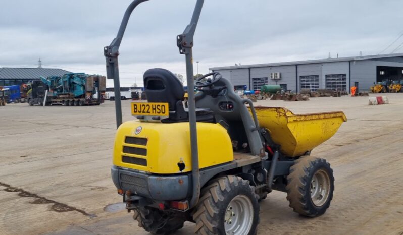 2019 Wacker Neuson 1001 Site Dumpers For Auction: Leeds -27th, 28th, 29th, 30th November 24 @ 8:00am full