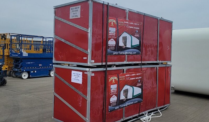 Unused 2024 Golden Mount 40x60x21 PVC Dome Storage Shelter (2 Boxes) Modular Buildings For Auction: Leeds -27th, 28th, 29th, 30th November 24 @ 8:00am full