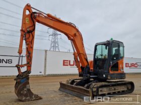 2014 Doosan DX80R 6 Ton+ Excavators For Auction: Leeds -27th, 28th, 29th, 30th November 24 @ 8:00am