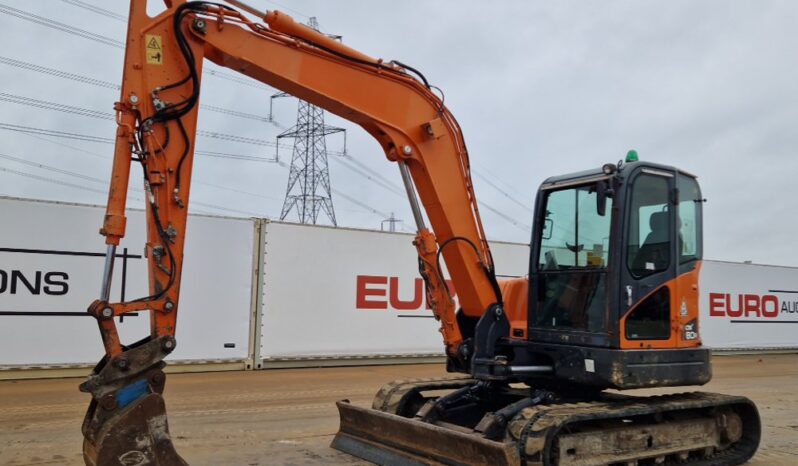 2014 Doosan DX80R 6 Ton+ Excavators For Auction: Leeds -27th, 28th, 29th, 30th November 24 @ 8:00am