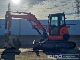 2017 Kubota U55-4 Mini Excavators For Auction: Leeds -27th, 28th, 29th, 30th November 24 @ 8:00am full