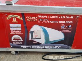 Unused 2024 Golden Mount 20x30x12 PVC Dome Storage Shelter Modular Buildings For Auction: Leeds -27th, 28th, 29th, 30th November 24 @ 8:00am full