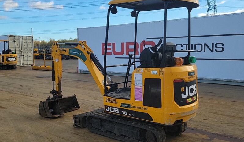 2020 JCB 16C-1 Mini Excavators For Auction: Leeds -27th, 28th, 29th, 30th November 24 @ 8:00am full