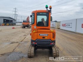 2019 Doosan DX27Z Mini Excavators For Auction: Leeds -27th, 28th, 29th, 30th November 24 @ 8:00am full