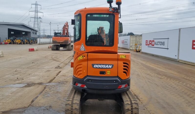 2019 Doosan DX27Z Mini Excavators For Auction: Leeds -27th, 28th, 29th, 30th November 24 @ 8:00am full