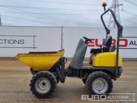 2019 Wacker Neuson 1001 Site Dumpers For Auction: Leeds -27th, 28th, 29th, 30th November 24 @ 8:00am full