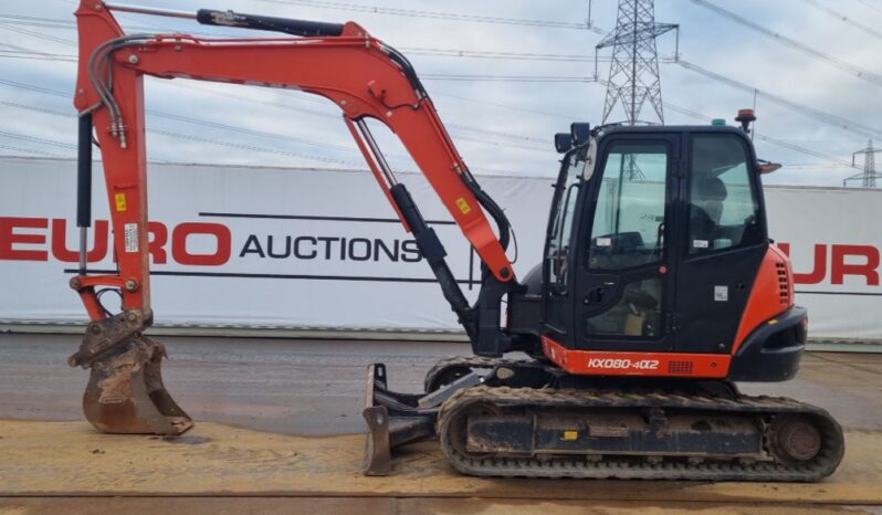 2020 Kubota KX080-4A2 6 Ton+ Excavators For Auction: Leeds -27th, 28th, 29th, 30th November 24 @ 8:00am full