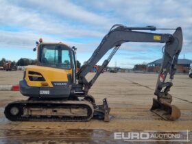 2017 Volvo ECR88D 6 Ton+ Excavators For Auction: Leeds -27th, 28th, 29th, 30th November 24 @ 8:00am full