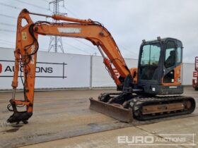 2010 Doosan DX80R 6 Ton+ Excavators For Auction: Leeds -27th, 28th, 29th, 30th November 24 @ 8:00am