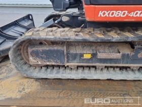 2020 Kubota KX080-4A2 6 Ton+ Excavators For Auction: Leeds -27th, 28th, 29th, 30th November 24 @ 8:00am full