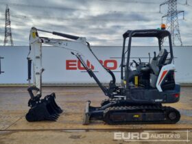 2021 Bobcat E34 Mini Excavators For Auction: Leeds -27th, 28th, 29th, 30th November 24 @ 8:00am full