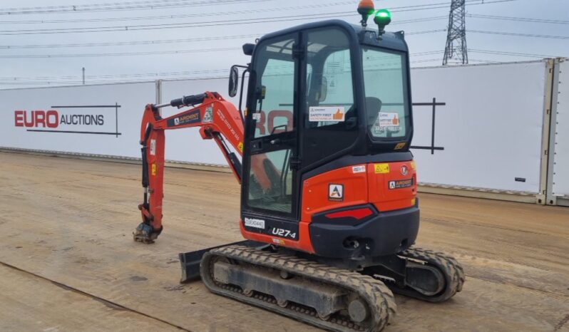 2022 Kubota U27-4 Mini Excavators For Auction: Leeds -27th, 28th, 29th, 30th November 24 @ 8:00am full