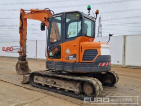 2014 Doosan DX80R 6 Ton+ Excavators For Auction: Leeds -27th, 28th, 29th, 30th November 24 @ 8:00am full