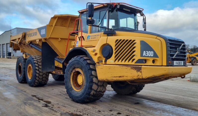 Volvo A30D Articulated Dumptrucks For Auction: Leeds -27th, 28th, 29th, 30th November 24 @ 8:00am full