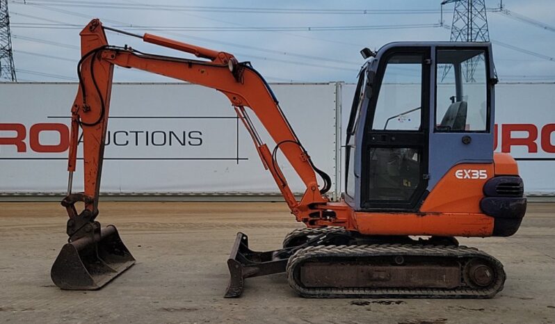 Hitachi EX35-2 Mini Excavators For Auction: Leeds -27th, 28th, 29th, 30th November 24 @ 8:00am full