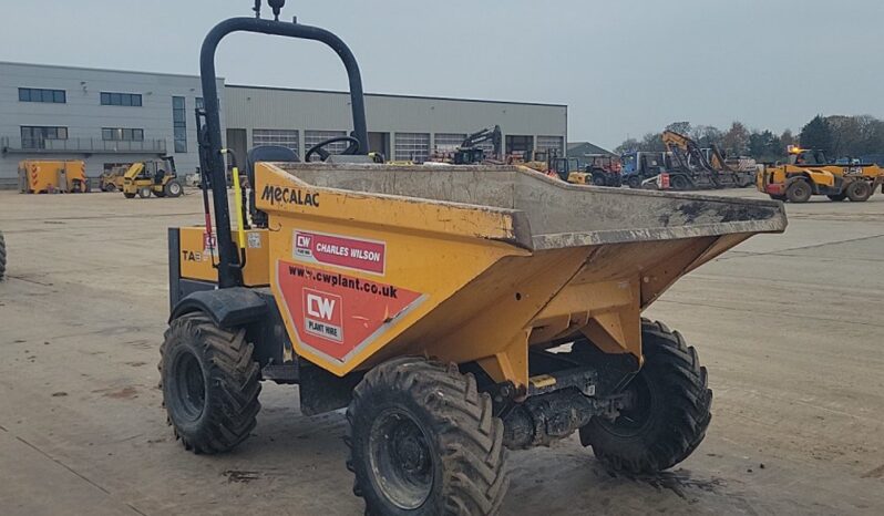 2018 Mecalac TA3 Site Dumpers For Auction: Leeds -27th, 28th, 29th, 30th November 24 @ 8:00am full