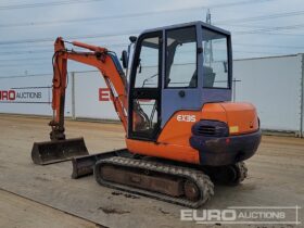 Hitachi EX35-2 Mini Excavators For Auction: Leeds -27th, 28th, 29th, 30th November 24 @ 8:00am full