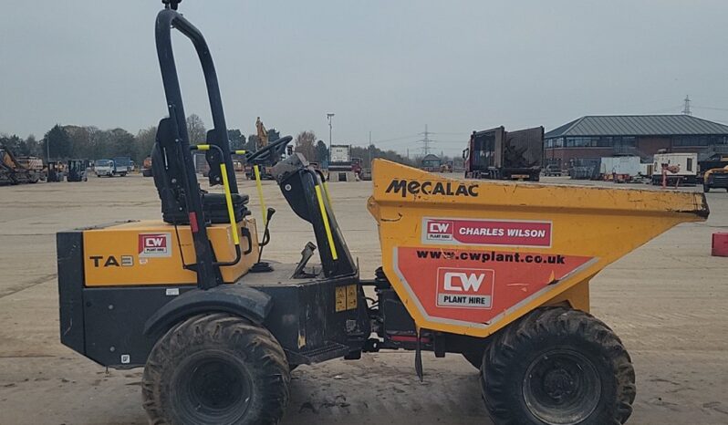 2018 Mecalac TA3 Site Dumpers For Auction: Leeds -27th, 28th, 29th, 30th November 24 @ 8:00am full