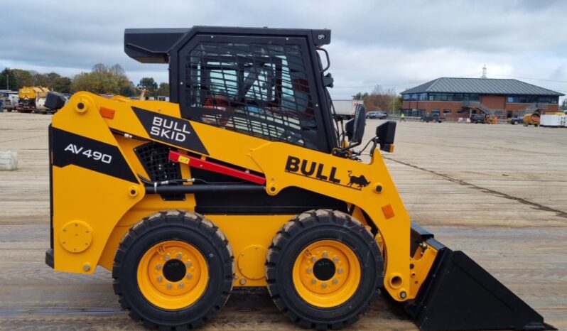 Unused 2024 Bull AV490 Skidsteer Loaders For Auction: Leeds -27th, 28th, 29th, 30th November 24 @ 8:00am full