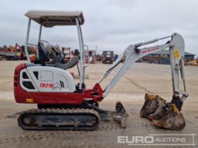 2022 Takeuchi TB216 Mini Excavators For Auction: Leeds -27th, 28th, 29th, 30th November 24 @ 8:00am full