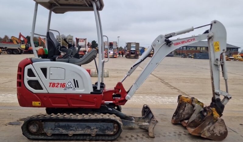 2022 Takeuchi TB216 Mini Excavators For Auction: Leeds -27th, 28th, 29th, 30th November 24 @ 8:00am full