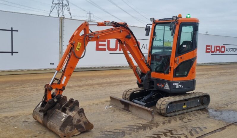 2019 Doosan DX27Z Mini Excavators For Auction: Leeds -27th, 28th, 29th, 30th November 24 @ 8:00am