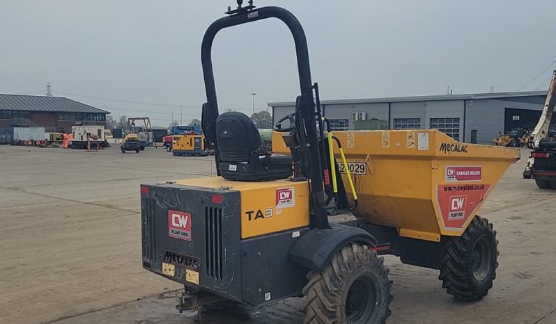 2018 Mecalac TA3 Site Dumpers For Auction: Leeds -27th, 28th, 29th, 30th November 24 @ 8:00am full