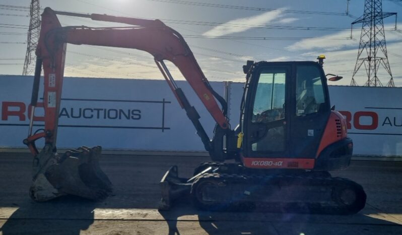 2018 Kubota KX080-4A 6 Ton+ Excavators For Auction: Leeds -27th, 28th, 29th, 30th November 24 @ 8:00am full