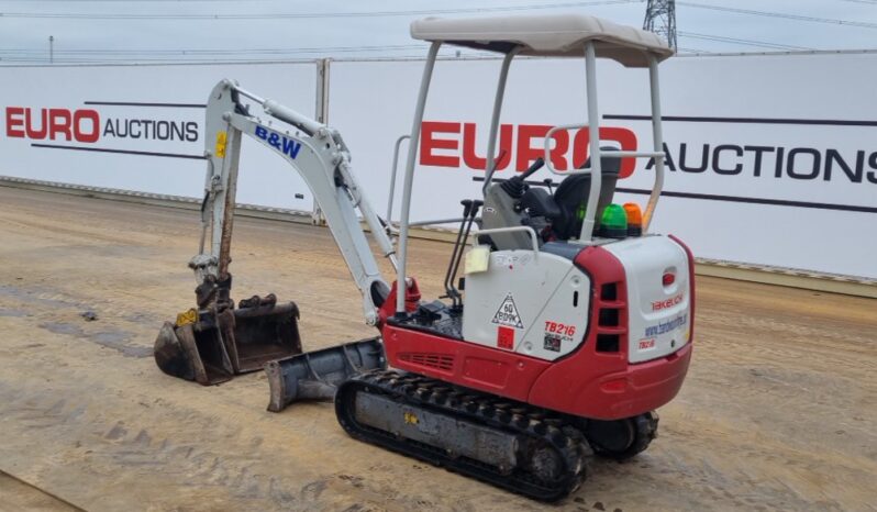 2022 Takeuchi TB216 Mini Excavators For Auction: Leeds -27th, 28th, 29th, 30th November 24 @ 8:00am full