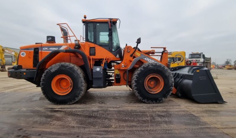 2017 Doosan DL420-5 Wheeled Loaders For Auction: Leeds -27th, 28th, 29th, 30th November 24 @ 8:00am full