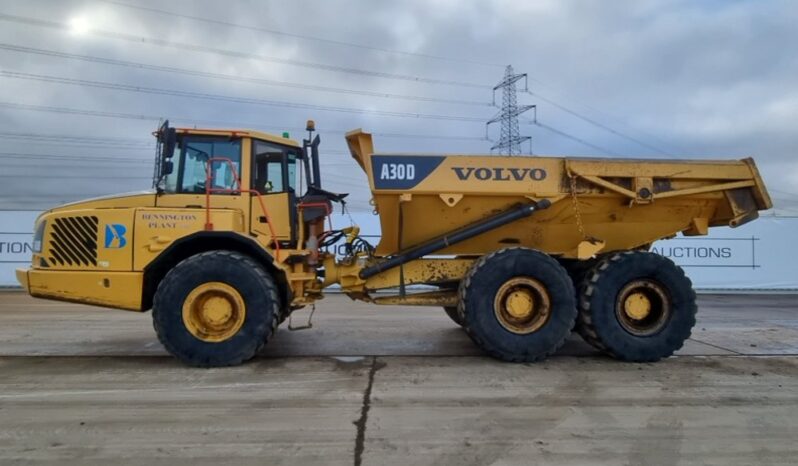 Volvo A30D Articulated Dumptrucks For Auction: Leeds -27th, 28th, 29th, 30th November 24 @ 8:00am full