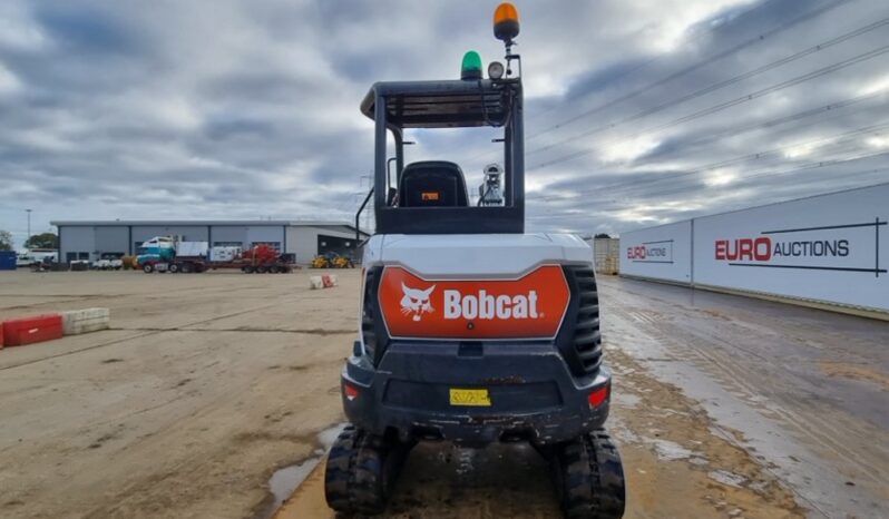 2021 Bobcat E34 Mini Excavators For Auction: Leeds -27th, 28th, 29th, 30th November 24 @ 8:00am full