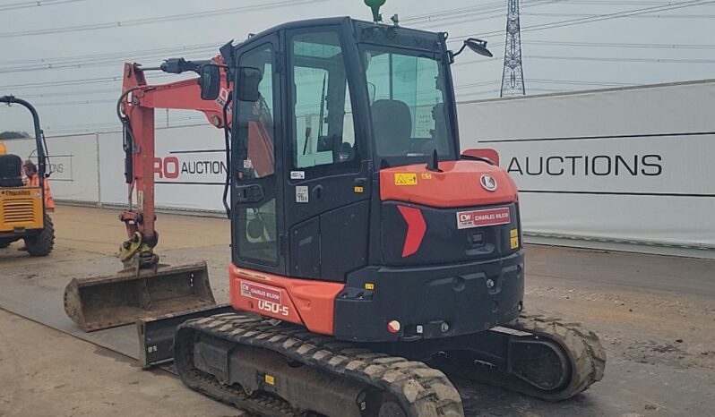 2021 Kubota U50-5 Mini Excavators For Auction: Leeds -27th, 28th, 29th, 30th November 24 @ 8:00am full