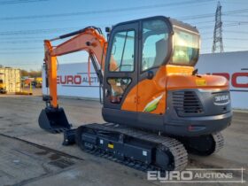 Unused 2024 Develon DX60E-10N 6 Ton+ Excavators For Auction: Leeds -27th, 28th, 29th, 30th November 24 @ 8:00am full