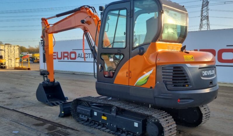 Unused 2024 Develon DX60E-10N 6 Ton+ Excavators For Auction: Leeds -27th, 28th, 29th, 30th November 24 @ 8:00am full