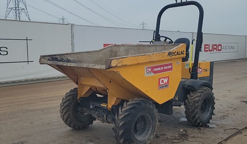 2018 Mecalac TA3 Site Dumpers For Auction: Leeds -27th, 28th, 29th, 30th November 24 @ 8:00am