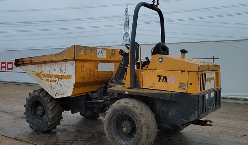 2014 Terex TA6 Site Dumpers For Auction: Leeds -27th, 28th, 29th, 30th November 24 @ 8:00am full