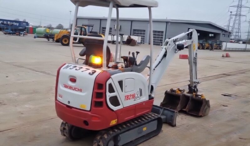 2022 Takeuchi TB216 Mini Excavators For Auction: Leeds -27th, 28th, 29th, 30th November 24 @ 8:00am full