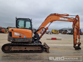 2010 Doosan DX80R 6 Ton+ Excavators For Auction: Leeds -27th, 28th, 29th, 30th November 24 @ 8:00am full