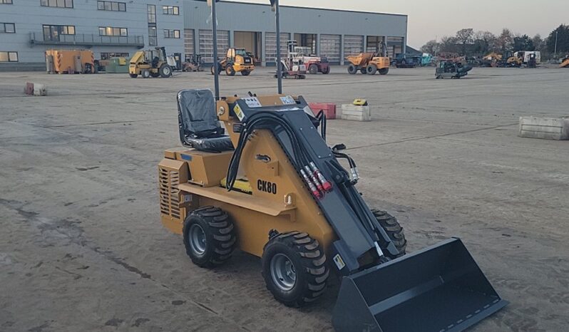 Unused 2024 Captok CK80 Skidsteer Loaders For Auction: Leeds -27th, 28th, 29th, 30th November 24 @ 8:00am full