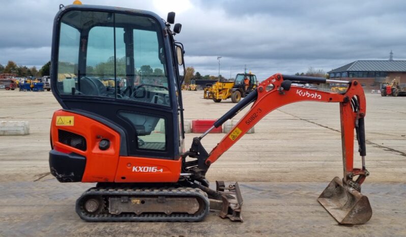 2014 Kubota KX016-4 Mini Excavators For Auction: Leeds -27th, 28th, 29th, 30th November 24 @ 8:00am full