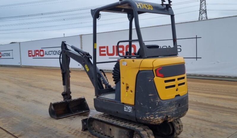 2017 Volvo EC15D Mini Excavators For Auction: Leeds -27th, 28th, 29th, 30th November 24 @ 8:00am full