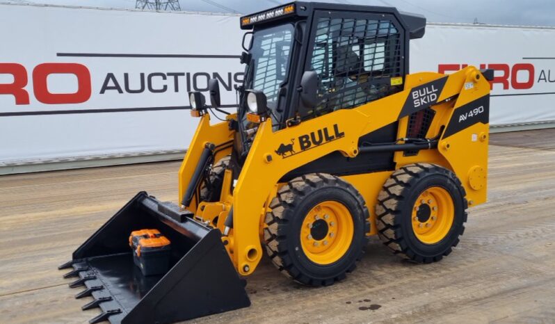 Unused 2024 Bull AV490 Skidsteer Loaders For Auction: Leeds -27th, 28th, 29th, 30th November 24 @ 8:00am