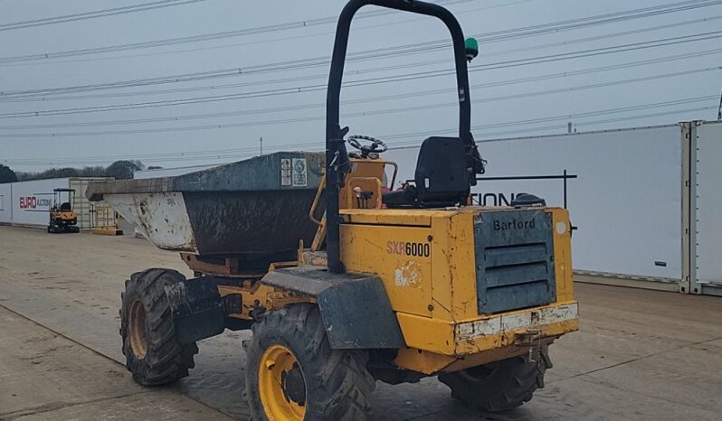 Barford SXR6000 Site Dumpers For Auction: Leeds -27th, 28th, 29th, 30th November 24 @ 8:00am full