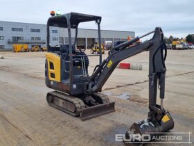 2017 Volvo EC15D Mini Excavators For Auction: Leeds -27th, 28th, 29th, 30th November 24 @ 8:00am full