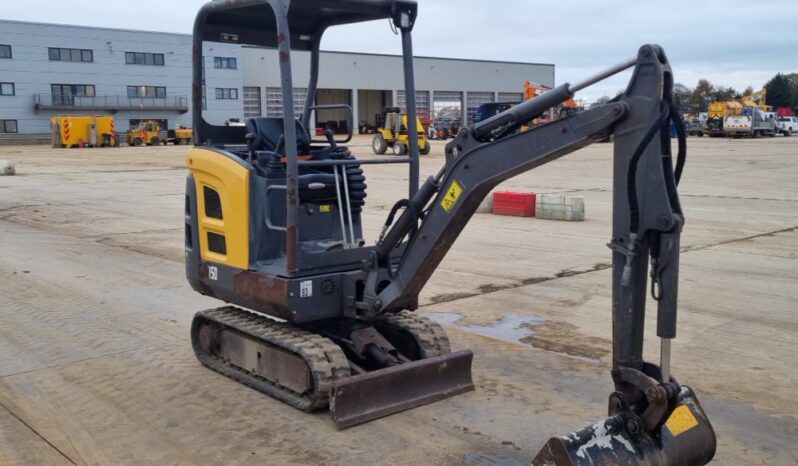 2017 Volvo EC15D Mini Excavators For Auction: Leeds -27th, 28th, 29th, 30th November 24 @ 8:00am full